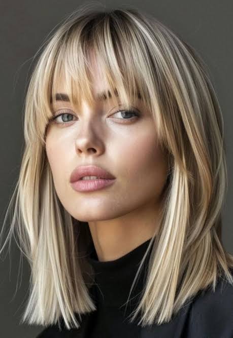 Corte Clavicut pulido con flequillo en Eva Pavón